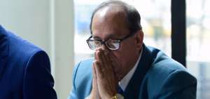 Eduardo Franco Loor, durante la audiencia de pedido de habeas corpus, efectuada ayer.