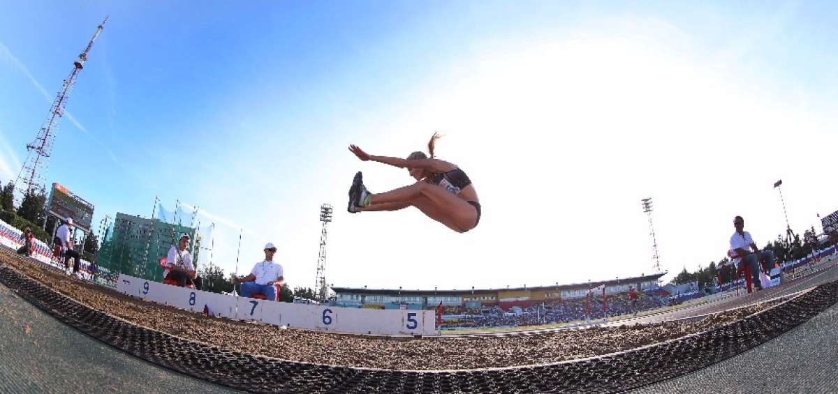 El 21 de junio pasado, Darya Klishina compiti&oacute; en el Campeonato Nacional de Atletismo en Cheboksary.