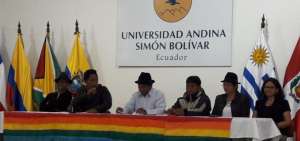 En la Universidad Andina Sim&oacute;n Bol&iacute;var se realiz&oacute; la presentaci&oacute;n del proyecto a la comunidad.