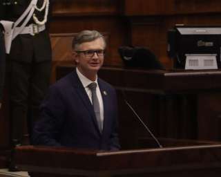 Juan Carlos Vega, ministro de Economía y Finanzas, durante una comparencia en la Asamblea Nacional.