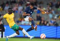 Kevin Rodríguez fue uno de los jugadores más destacados en el segundo partido contra Australia.