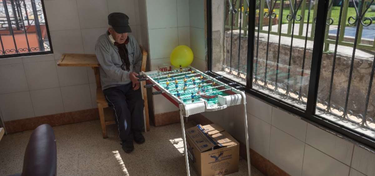 En los albergues o asilos de Ecuador tambi&eacute;n existen casos de soledad y abandono de los adultos mayores.