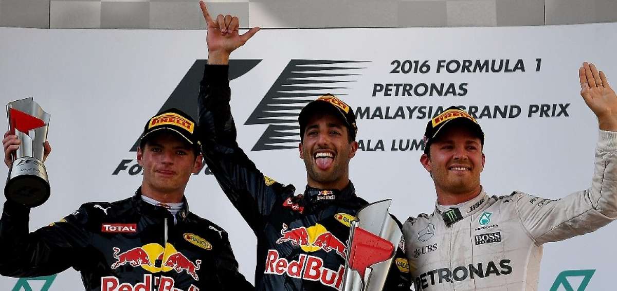 Ricciardo se llev&oacute; el Gran Premio de Malasia
