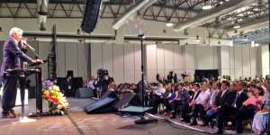 El vicepresidente de Bolivia cerr&oacute; la segunda jornada de la Cupre 2014. Foto: Vicepresidencia de Ecuador.