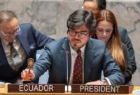 El embajador José de la Gasca es el representante permanente ante la ONU.