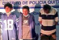 Los tres detenidos fueron capturados en Chilibulo.