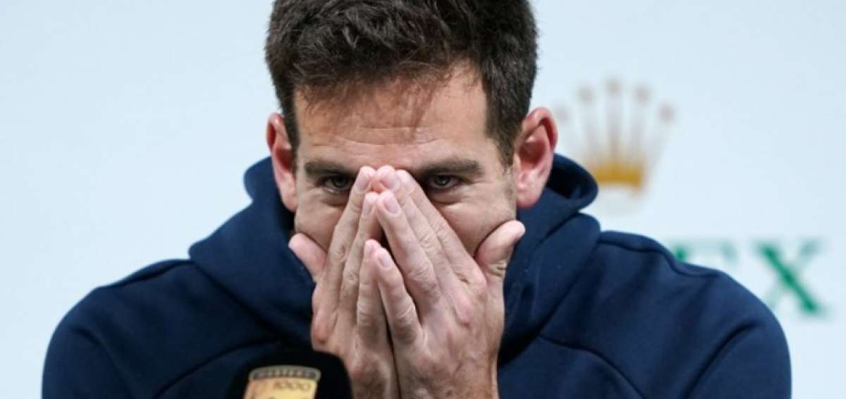 Del Potro confirma fractura de r&oacute;tula y su retorno es incierto