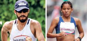 Claudio Villanueva y  Karla Jaramillo.