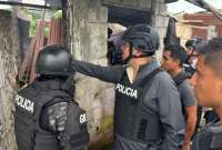 En el operativo Apolo 10, varios allanamientos se realizan desde la madrugada de este jueves en Durán.