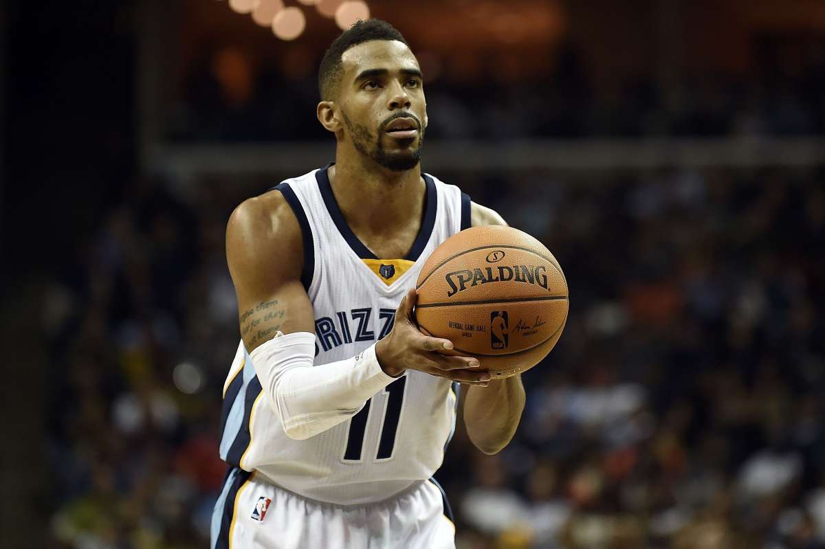 Mike Conley fue el mayor anotador de Memphis con 30 puntos. Foto: AFP