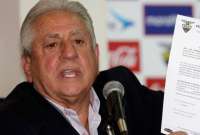 Luis Chiriboga rompió el silencio