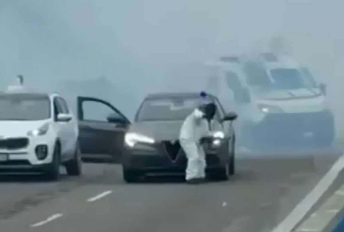 Delincuentes asaltaron dos blindados en Italia. 