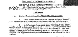 Correa difunde documento que corroborar&iacute;a que Chevron soborn&oacute; a exjuez Guerra
