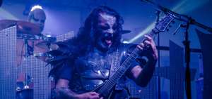 Abbath durante su debut en Quito, el viernes 8 de noviembre. 