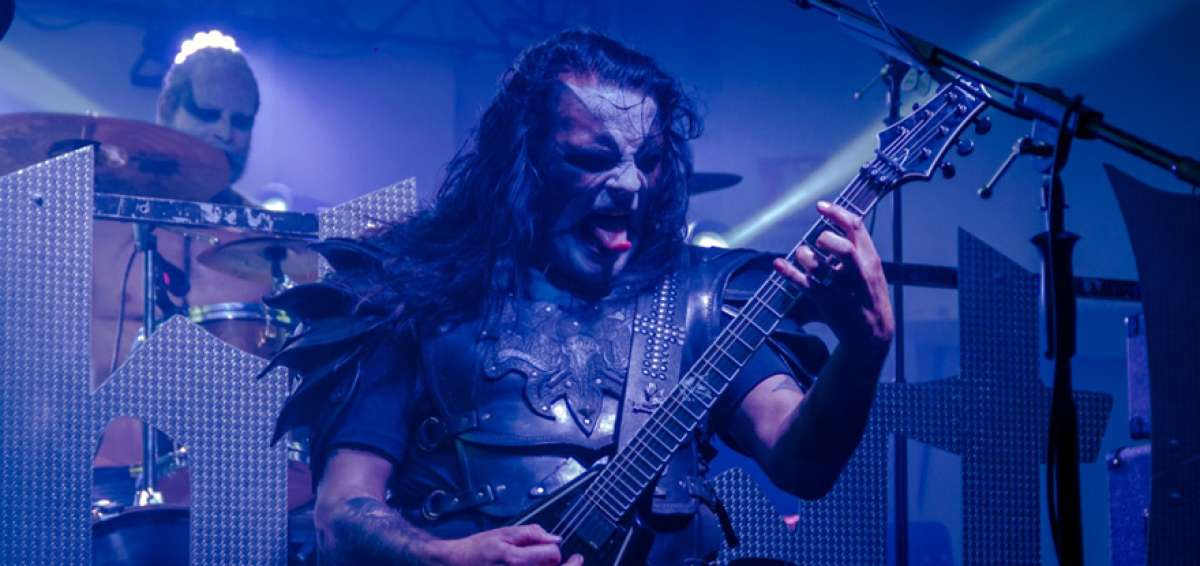 Abbath durante su debut en Quito, el viernes 8 de noviembre. 