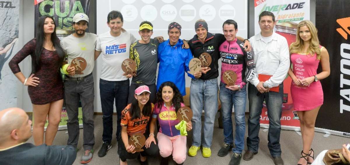 Varios galardonados celebraron la obtenci&oacute;n de estos reconocimientos, a saber, los &uacute;nicos que se entregan en el &aacute;mbito del deporte aventura.