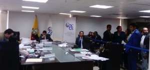 Sesi&oacute;n del pleno del CPCCS en Quito.