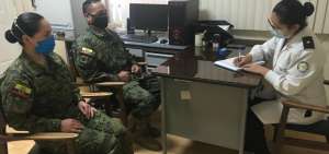 Maritza &Aacute;lvarez es odont&oacute;loga con el grado de mayor del Ej&eacute;rcito.