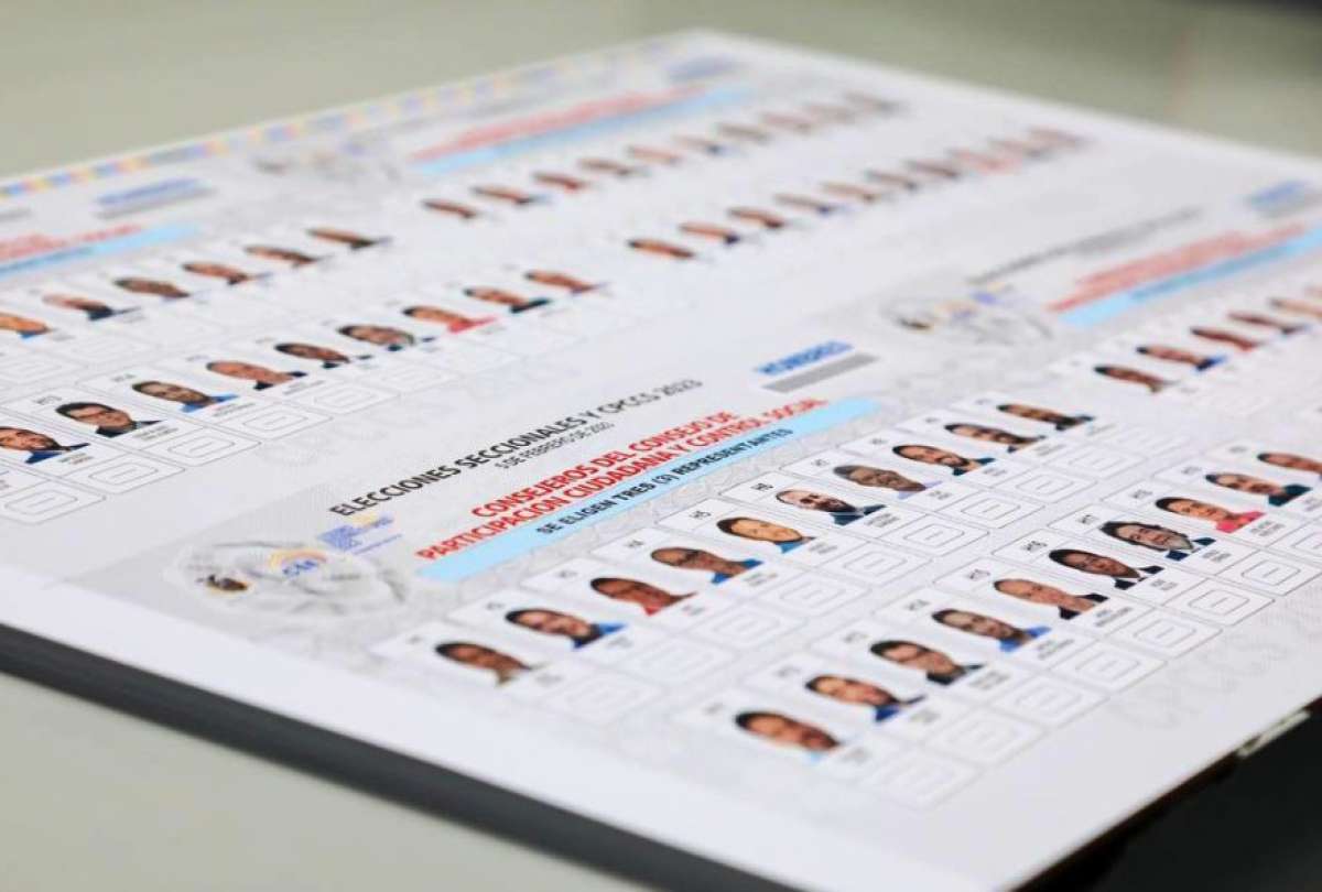 CNE inició el proceso de impresión de papeletas para las elecciones del 2023
