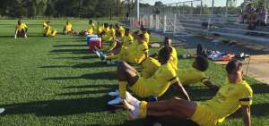 Los jugadores de la selecci&oacute;n ecuatoriana entrenaron en el Nueva York Red Bulls Training. Su &uacute;ltima pr&aacute;ctica fue ayer, ah&iacute; el DT defini&oacute; el equipo titular.