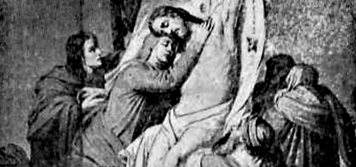 Hoy desciende el cuerpo de Cristo para su sepultura