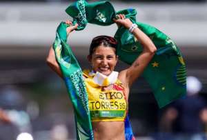 Paula Torres conquista Brasilia y se corona campeona del mundo en marcha