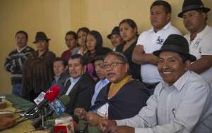 Los miembros de la organizaci&oacute;n realizaron una rueda de prensa. Foto: Fernando Sandoval / El Tel&eacute;grafo 
