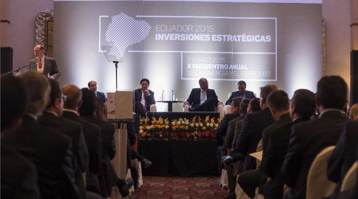 En el foro participan inversionistas nacionales y extranjeros. Foto: Daniel Molineros / EL TEL&Eacute;GRAFO