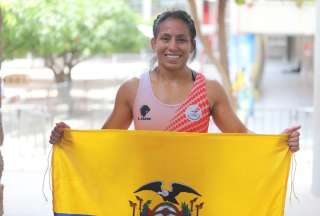 La atleta olímpica Luisa Valverde ganó una medalla dorada en la prueba de los 57 kilogramos.