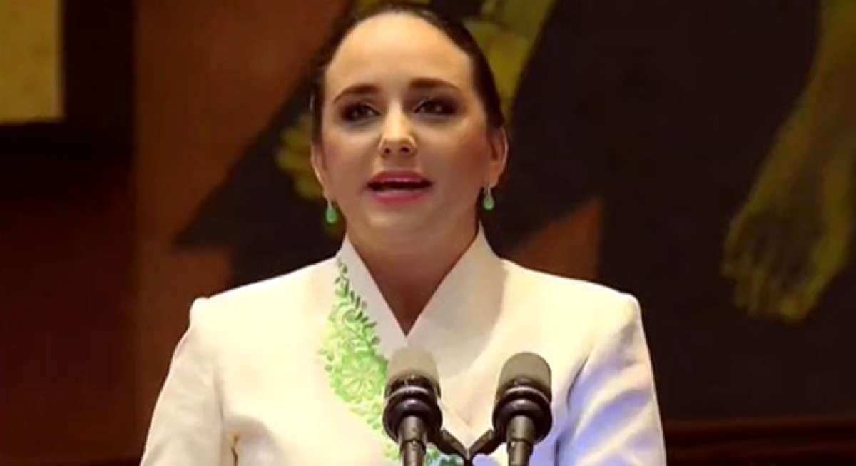 La presidenta de la Asamblea fue la encargada de dar el discurso inicial en el Informe a la Naci&oacute;n. 
