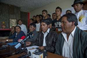 Los ind&iacute;genas de Cayambe esperan un di&aacute;logo "en igual de condiciones" con el Ejecutivo. Foto: Fernando Sandoval/ EL TEL&Eacute;GRAFO