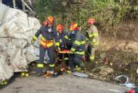 Una persona perdió la vida tras accidente de tránsito en la vía Papallacta