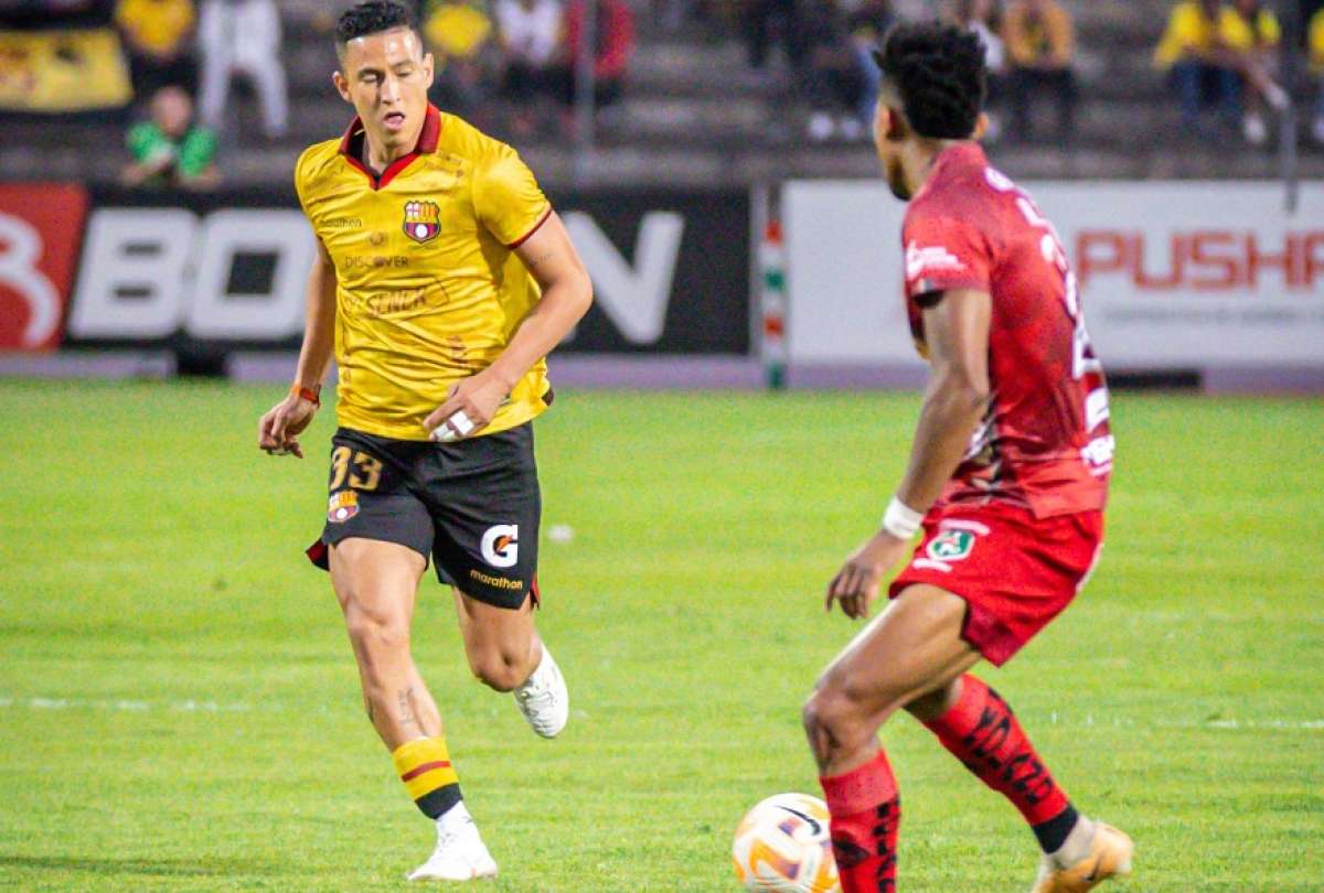 Barcelona goleó a Mushuc Runa en Riobamba