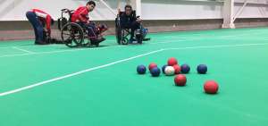 El deportista ecuatoriano Jorge Delgado (BC2) se impuso al chileno Javier Bastias por 3-2 en la disciplina de boccia.