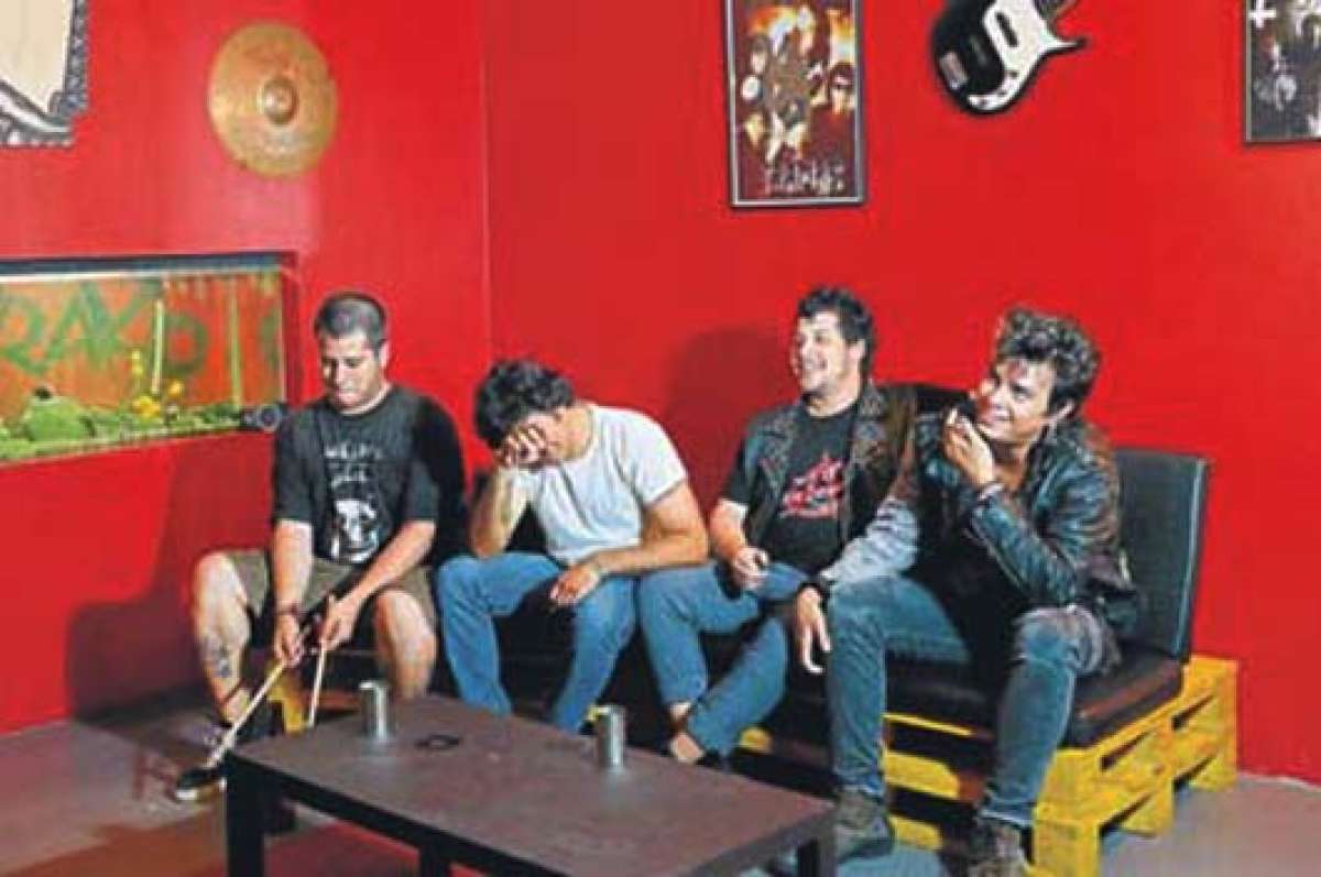 Andr&eacute;s Loor, &lsquo;Carevieja&rsquo;, &lsquo;Sham&aacute;n&rsquo; y Marco integran la &uacute;ltima versi&oacute;n de la banda. Foto: Lylibeth Coloma |  El Tel&eacute;grafo