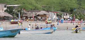 Alrededores de la playa de S&uacute;a, en Esmeraldas.