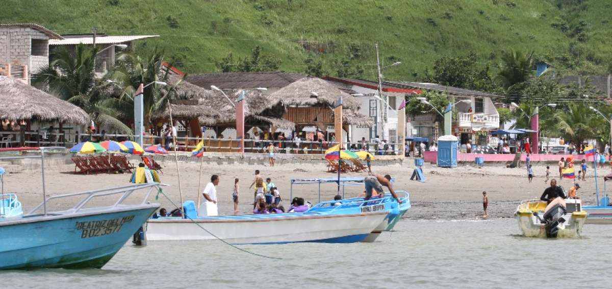 Alrededores de la playa de S&uacute;a, en Esmeraldas.