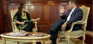 El mandatario ecuatoriano, durante una entrevista proporcionada a Cynthia Garc&iacute;a, periodista de P&aacute;gina 12 de Argentina.