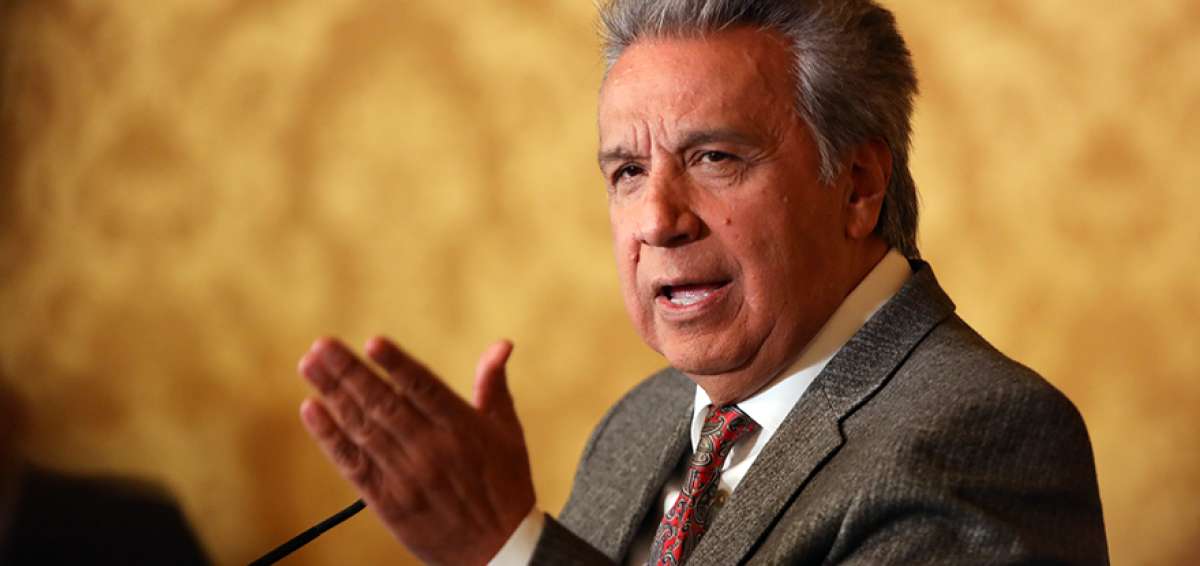 El presidente Moreno se dirigi&oacute; a la naci&oacute;n la noche del mi&eacute;rcoles 30 de enero de 2019.