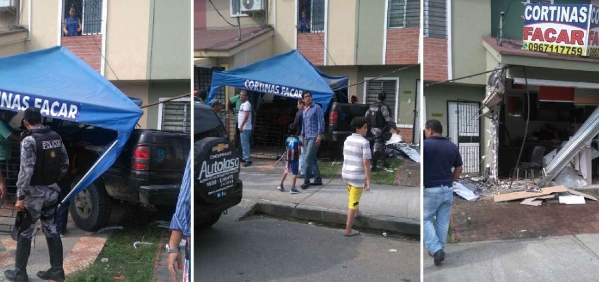 Camioneta se estrell&oacute; contra dos casas y un auto