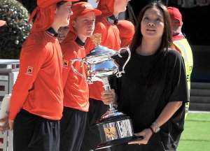 Li Na hab&iacute;a ganado Roland-Garros en 2011. Foto: Agencia AFP