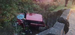 Un accidente de tr&aacute;nsito ocurri&oacute; en la v&iacute;a Al&oacute;ag-Santo Domingo.