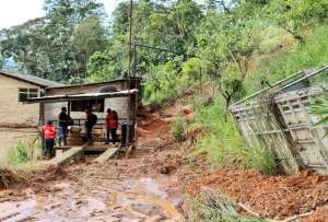 Las intensas precipitaciones han afectado a 194 cantones de todo el país desde el 1 de enero de 2025. 
