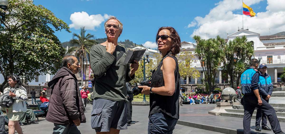 Quienes llegaron a Quito para participar del encuentro mundial aprovecharon su estad&iacute;a para recorrer el casco colonial y llevarse algunos recuerdos.
