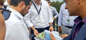 Ministro Granda visit&oacute; Las Esclusas