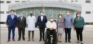 El presidente de la Rep&uacute;blica, Len&iacute;n Moreno, hizo un recorrido por el Hospital General Dr. Enrique Ortega Moreira, en Dur&aacute;n. 