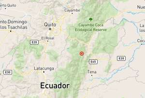 Temblor se registró en Tena este sábado