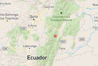 Temblor se registró en Tena este sábado