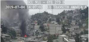 El incendio fue visualizado por las c&aacute;maras de videovigilancia.