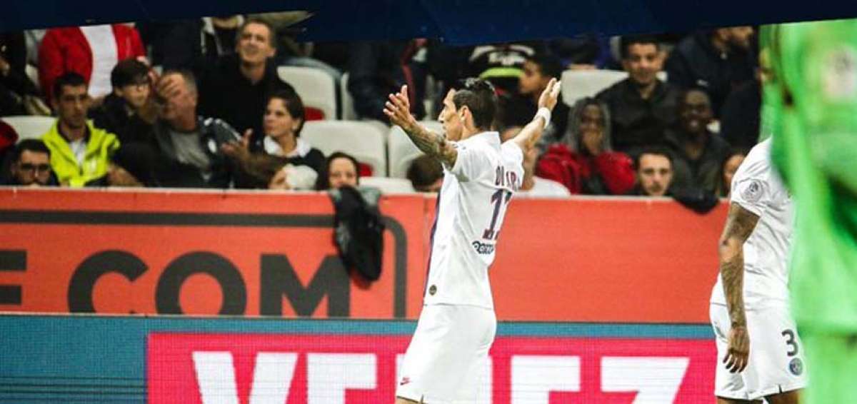 Di Mar&iacute;a da el triunfo al Par&iacute;s Saint Germain en Niza
